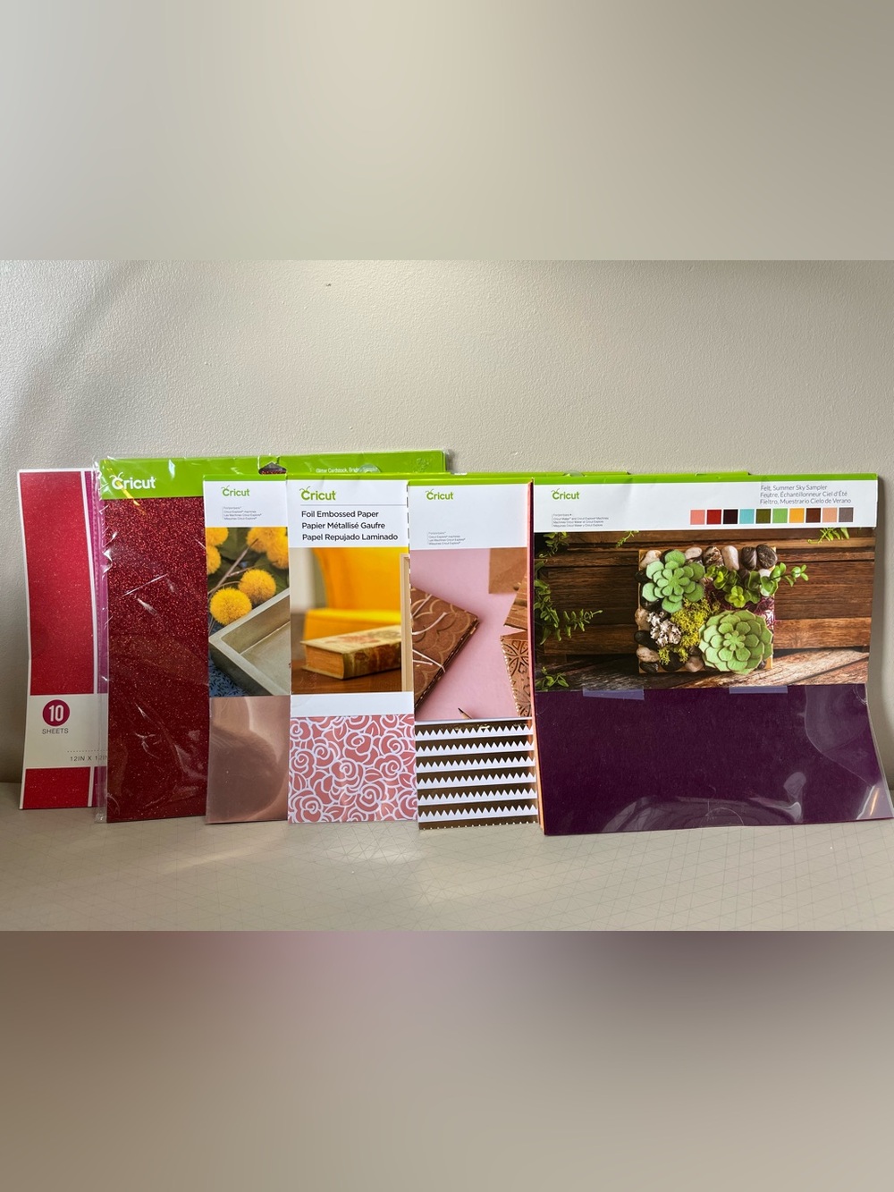 Bundle of Cricut Assorted Craft Paper Kits